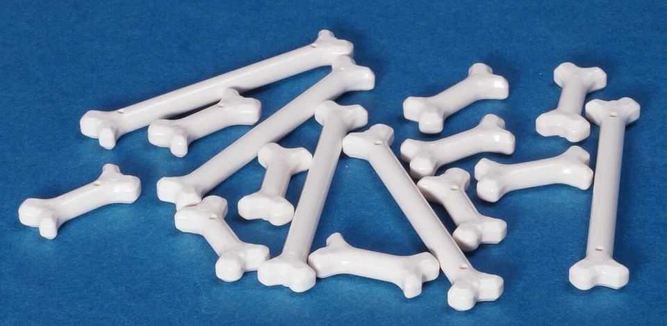 LEGO - 15 Knochen weiß, 10 kurze und 5 lange Knochen / Bone 93160 92691 NEUWARE