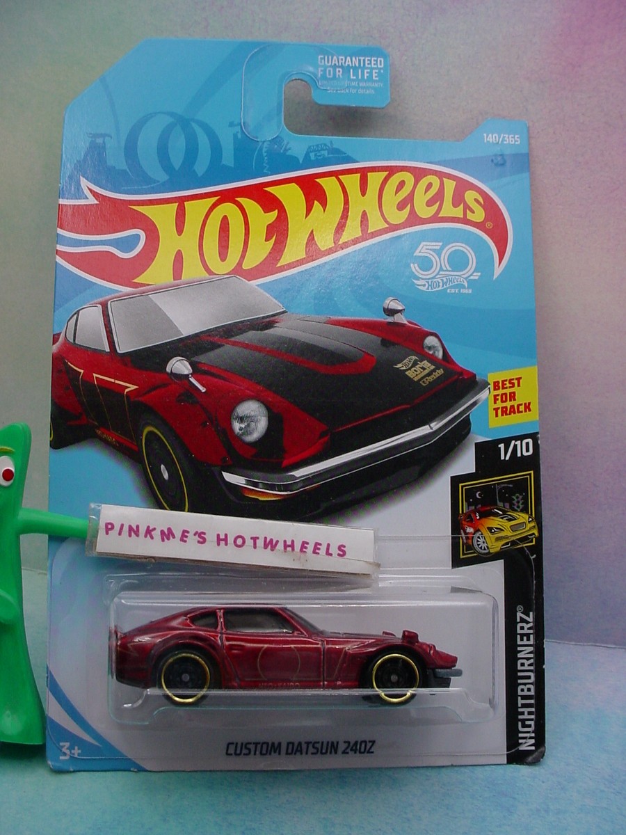 2018 Hot Wheels CUSTOM DATSUN 240Z #140 US 50th✰dark red; st8