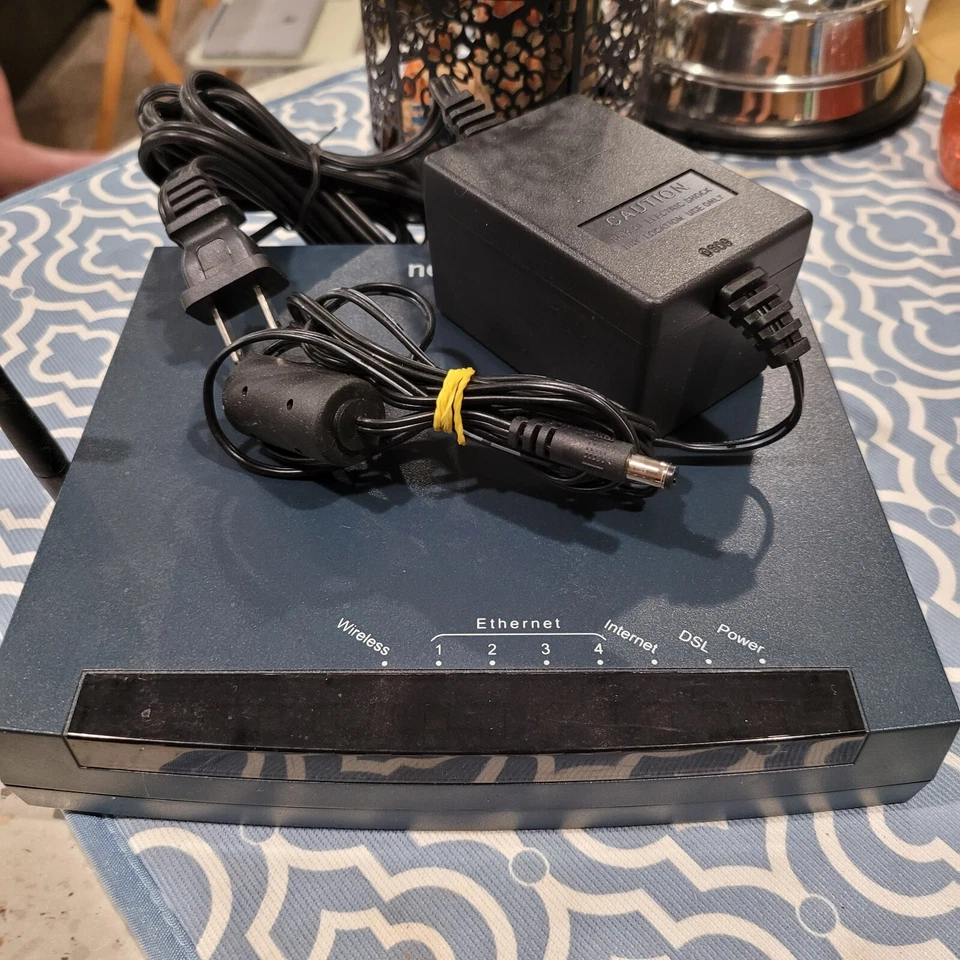 NETOPIA 2525A-3347 Modem 4-Port Wireless Router Gateway Model: GZ53347 - Image 2 of 3