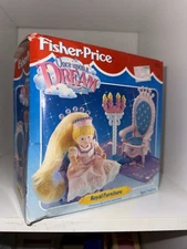 New! Fisher Price Once Upon A Dream Dollhouse Royal Furniture Castle Throne Etc.