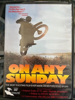 ON ANY SUNDAY - MOST DEFINITIVE MOTORCYCLE FILM EVER MADE - STEVE McQUEEN