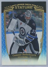 2024-25 Upper Deck Stature Blue /99 Connor Hellebuyck Winnipeg Jets #3