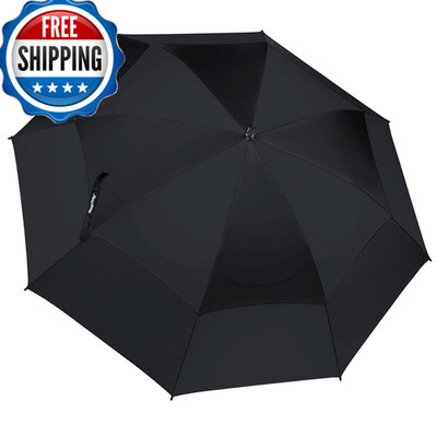 Bag Boy 62 Wind Vent Umbrella Double-Vented Canopy System Manual Wind Vent