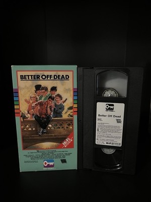 Vintage VHS Better Off Dead 1985 Key Video Rare John Cusack Diane Franklin