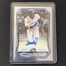 🔌IU 2026 BOWMAN CHROME BASE AUTO 1ST JUAN SANCHEZ #2