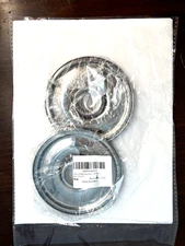 FREE SHIP! 2 Stainless Steel Mini Pan Lids, 4.7" diam. (12 cm) for 4.5" pot/pan