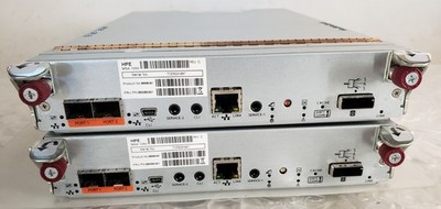 Pair of HPE MSA 1050 880099-001 1Gbe ISCSI Controller *FOR PARTS*