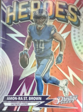 Panini 2023 Prestige Amon-Ra St. Brown Detroit Lions Heroes Insert #H-15