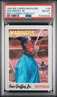 153938840 Ken Griffey Jr 1992 Baseball Cards Magazine #36 Repli-Cards PSA 8