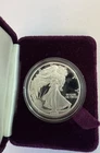 1989-S Proof American Silver Eagle w/ Box & COA