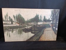 Affiche Sur Panneau Bois Reproduction Bernard Buffet 1953 H 47cm L 77cm