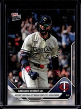 2025 Topps Now #166 DaShawn Keirsey Jr. Base Card (Qty) RC Rookie