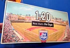 2004 VINTAGE 1:20 WRIGLEY FIELD CHICAGO CUBS OLD STYLE BEER TIN TACKER SIGN MLB