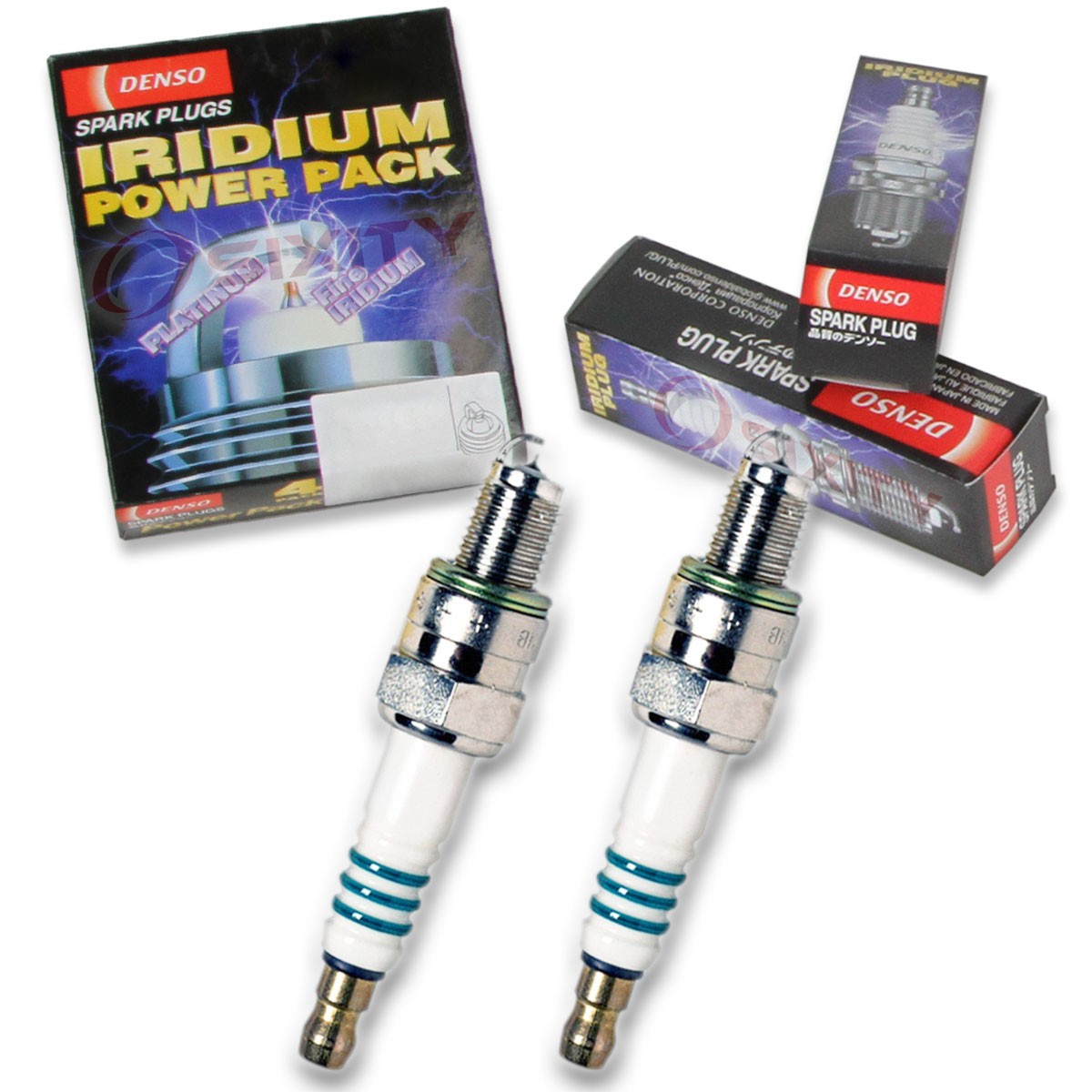 2 pc Denso Iridium Power Spark Plug for Yamaha XV250 Virago 2000-2007 Tune xx