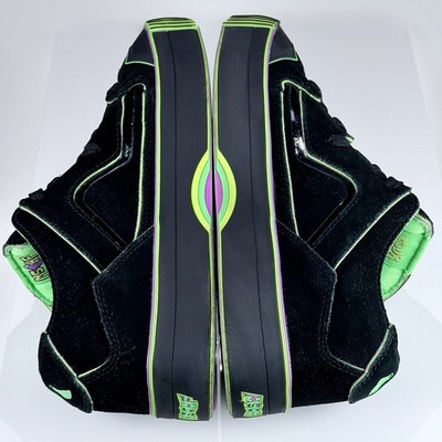 MSCHF Gobstomper Sour Edition Black Green Skate Shoes MSCHF009-SE Men s Size 9