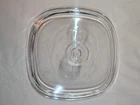 Vintage Pyrex A-9-C SQUARE Clear Glass Lid Corning Ware