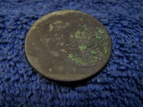 Photo of a 1796-P Large Cent from an eBay listing that sold on Jun 22, 2026