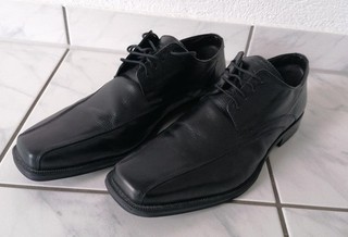 Bugatti Herren Business Schuhe / Leder Schnürer – Gr. 45 (Comfort Wide)