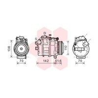 Kompressor Klimaanlage FüR BMW 3Er 325I 330I 5Er