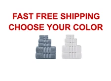 Member's Mark Hotel Premier 6-Piece Towel Set, Assorted Colors *FREE SHIPPING*