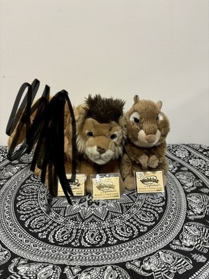 RESERVED SIGNATURE Webkinz LION AND CHIPMUNK