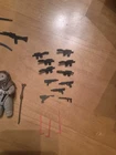 1977-84 Vintage Star Wars Accessories & Weapons Lot Blasters Sabers NO REPRO