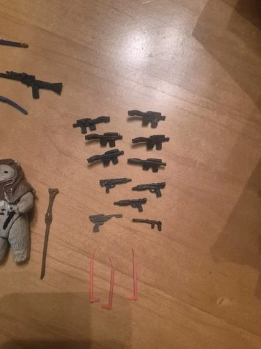 1977-84 Vintage Star Wars Accessories & Weapons Lot Blasters Sabers NO REPRO