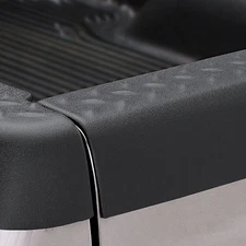 Bushwacker Diamondback Blk Diamond Plate Tailgate Cap for Silverado Sierra 1500