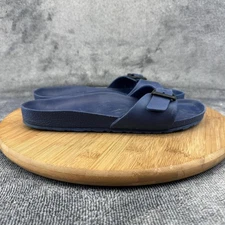 Birkenstock Madrid EVA Shoes Womens Size 8 Navy Blue Slide Sandals Casual