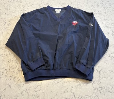 Minnesota Twins First USA Pullover Windbreaker Navy Men s XL 90s Retro