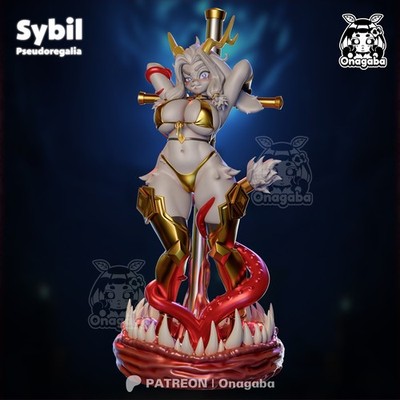 1:6 Sybil Pseudoregalia Fan Art UNPAINTED High Quality Garage Kit