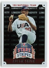 2015 Austin Smith Panini USA Baseball Stars & Stripes Rookie Longevity Hobby