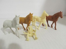 Stuart Horse Lot and Mounted Roy Rogers Cowboy Playset Figure