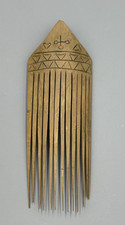 Vintage Bamboo HAIRCOMB Hair Comb Ornament