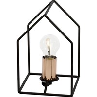 Tischleuchte Home Schwarz Kupfer Max. 60W E27 Ohne Leuchtmittel Mit Schalter