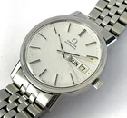Vintage Omega Automatic Stainless Steel Mens Day Date Watch  Ref. 166.0209 1977