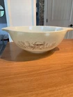 Vintage Pyrex Cinderella Nesting Mixing Bowl Forest Fancies Mushroom 444  4QT