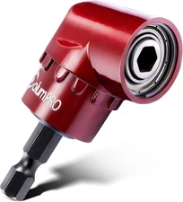 1/4 Inch 105 Degree Right Angle Driver Adapter Hex Shank Power Screwdriver,Quick