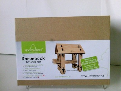 WoodHeroes 1001 Rambock/ Battering Ram,  Bausatz aus Holz