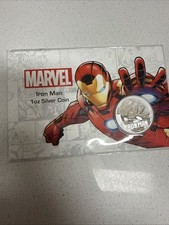 2018 1oz .999 Silver Iron man Marvel Series Sealed in OGP w/COA