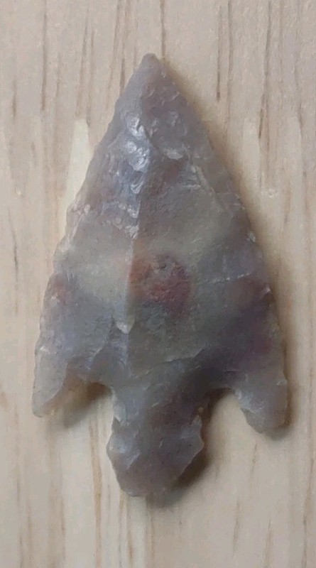 Neolithic Period Arrowhead Sahara Desert Africa 1 1/4 Inch Triangular Stemmed