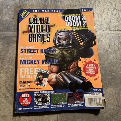 Vintage Computer & Video Games Magazine November 1994 Issue #156 Doom 1 & 2 90s