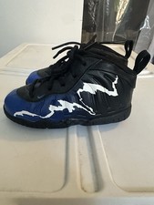 New Nike Little Posite One TDFoamposite Royal Blue White All StarGame Sz. 8c