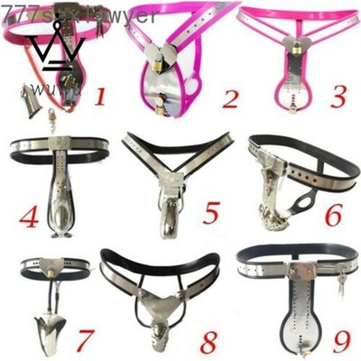Stainless Steel Male Chastity Belt T-Belt Device Full Adjustable Chastity Cage