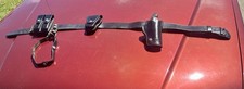 Black Leather Belt size 40, Holster & 2 Small Pouch