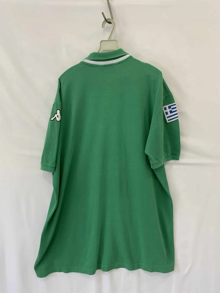 Robe di Kappa La Polo Athens  Polo Shirt XXL Extra Large Greece Flag Logo #20 - Image 2 of 4