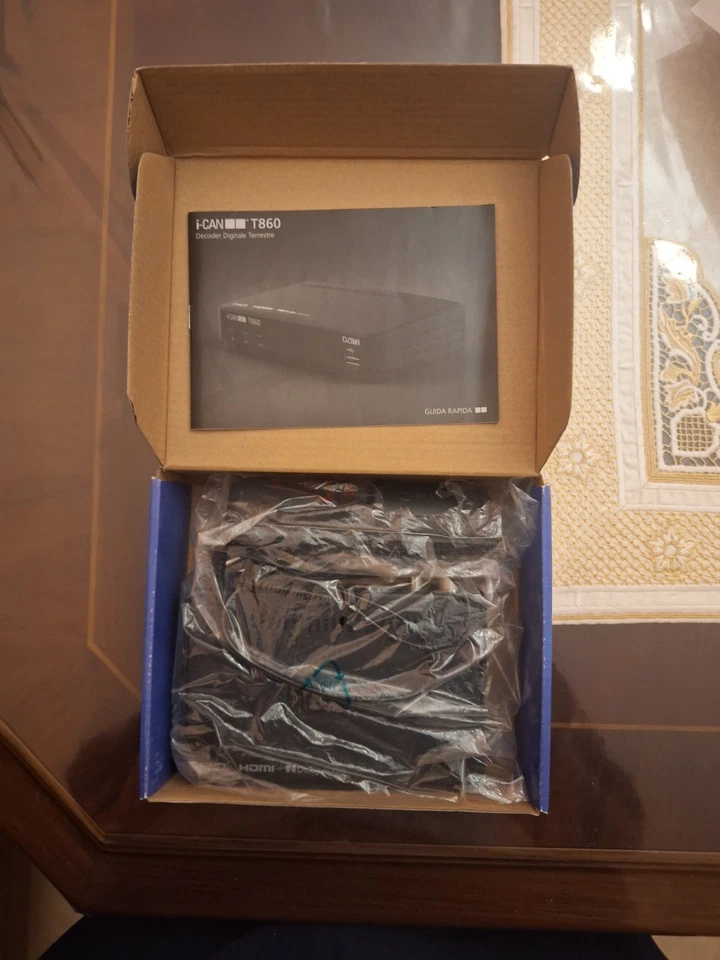 i-CAN T860 - DECODER DIGITALE TERRESTRE HD DVB-T2, USB, HDMI, PARENTAL CONTROL - Immagine 2 di 2