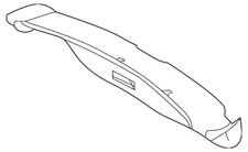 Genuine Nissan Trunk Trim Panel 84966-9HB1A