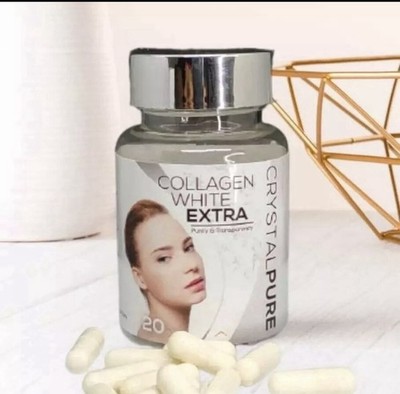 Collagen Extra White Pure Crystal Effektive Hautaufhellung 30 Kapseln