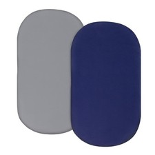 Universal Bassinet Sheet Set Fitted for Rectangle Bassinet 2 Pack 32  x17  Rainbo